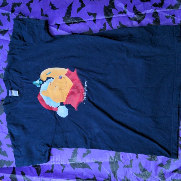 🔥3/30🔥Disney Winnie the Pooh Vintage Christmas Sleep Shirt